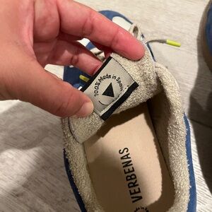 Verbenas Blue and White Sneakers